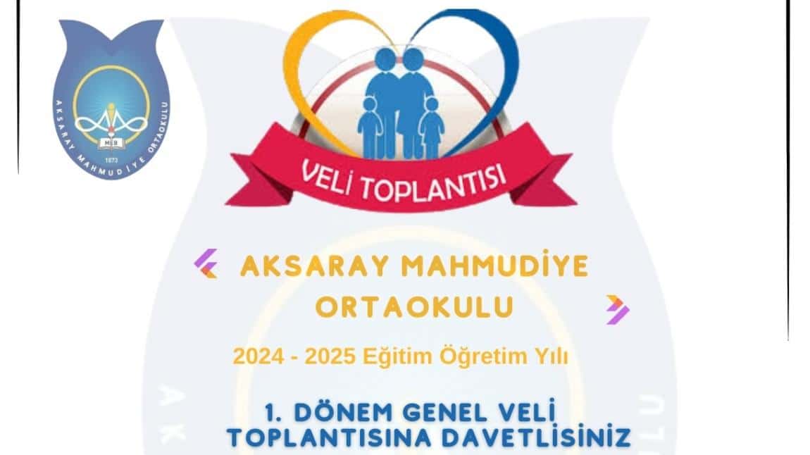 2024-2025 Eğitim Öğretim Yılı 1. Dönem Genel Veli Toplantısı, 11.12.2024 Çarşamba Günü Saat 15:20' de Yapılacaktır.